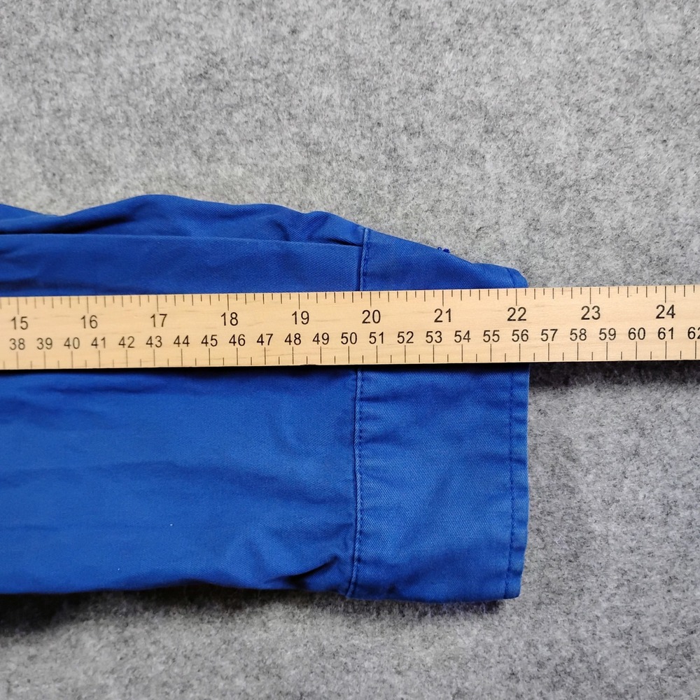 Vintage Polo Ralph Lauren Mens XXL Blue Cotton‎ Harrington Zip Jacket Red Pony - Picture 8 of 13